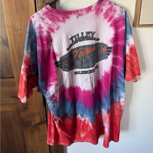 Vintage Tie Dyed Harley Davidson T-Shirt